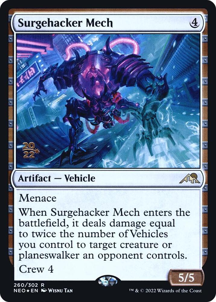 Surgehacker Mech 260 (Prerelease Cards)  - Foil | Good Games Adelaide SA