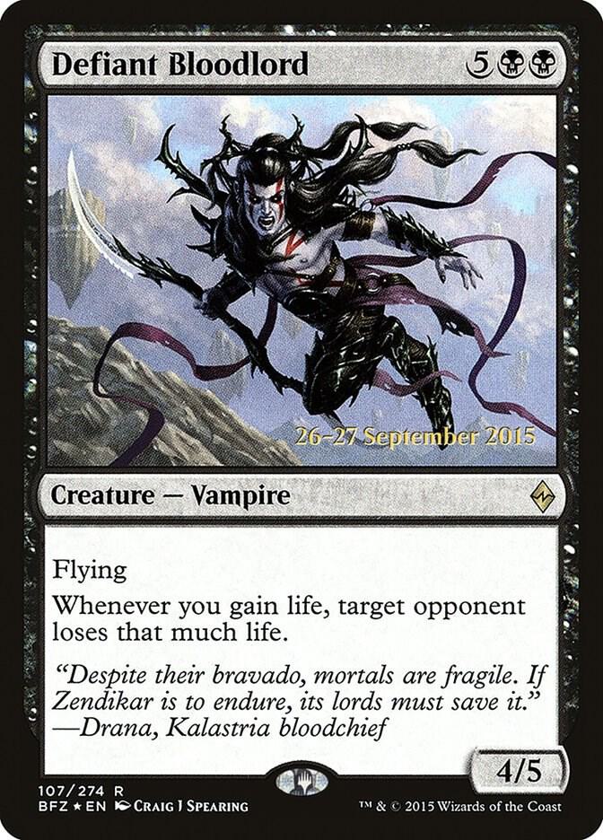 Defiant Bloodlord 107 (Prerelease Cards)  - Foil | Good Games Adelaide SA