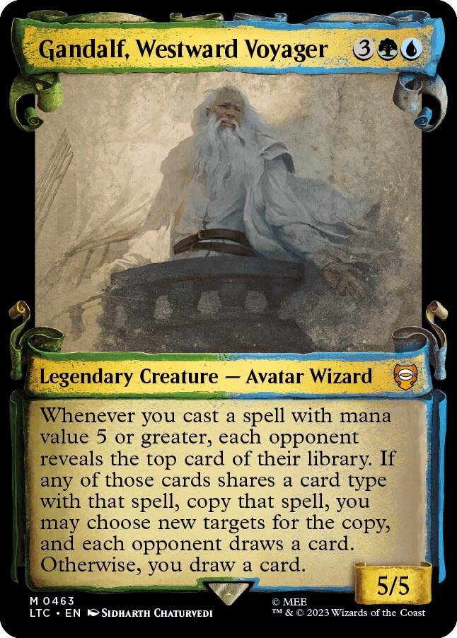 Gandalf, Westward Voyager 463 (Commander: The Lord of the Rings: Tales of Middle-earth)  - Showcase Scroll | Good Games Adelaide SA