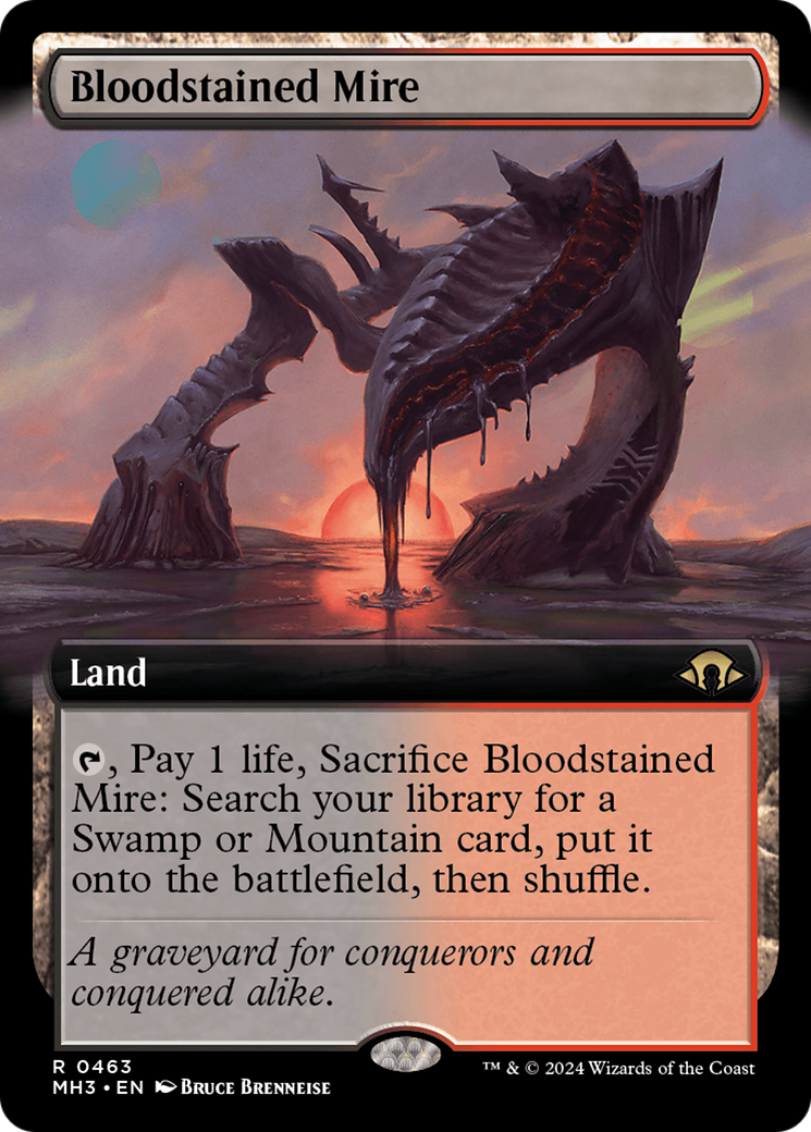 Bloodstained Mire (Extended Art) [Modern Horizons 3] | Good Games Adelaide SA