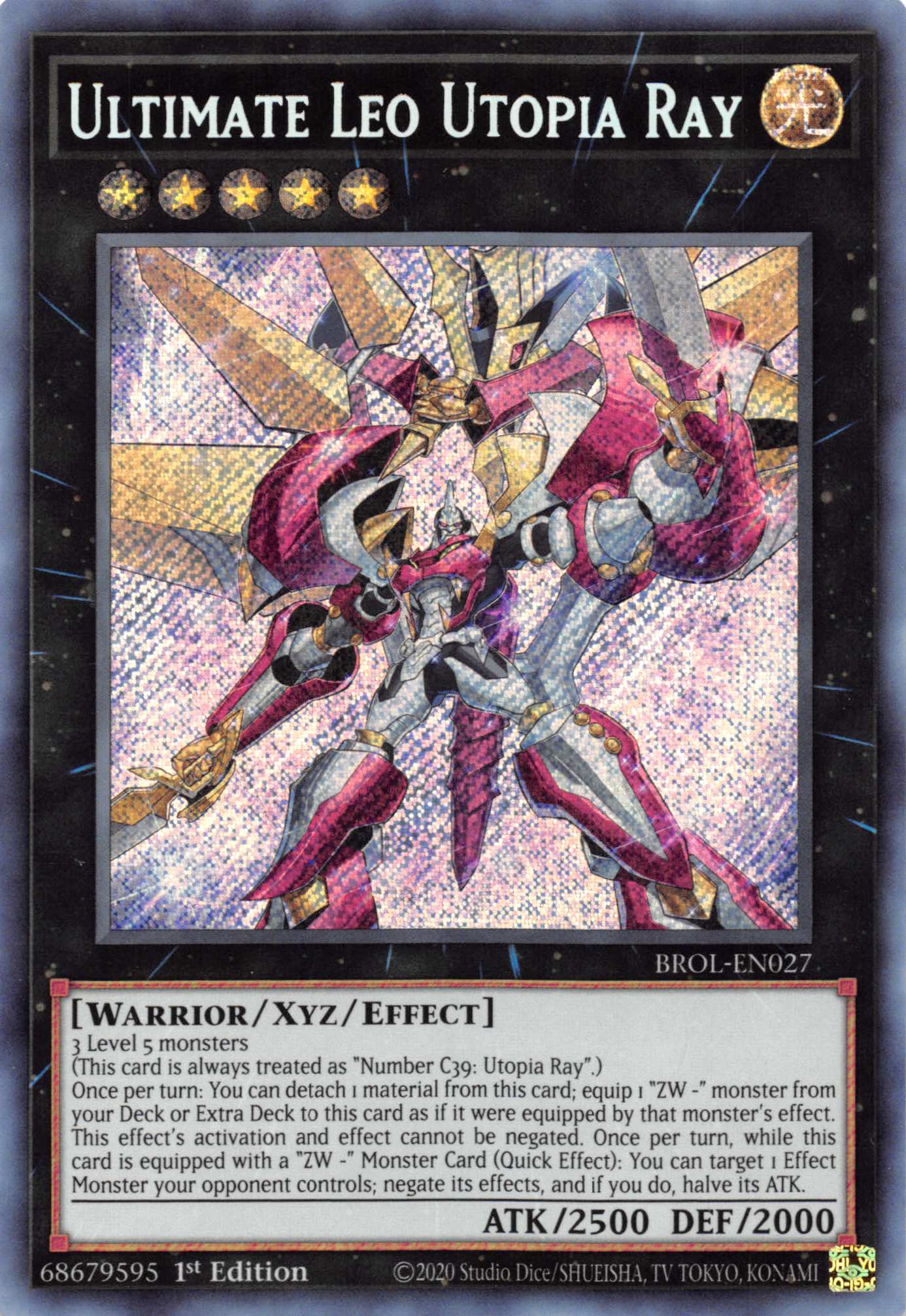 Ultimate Leo Utopia Ray [BROL-EN027] Secret Rare | Good Games Adelaide SA