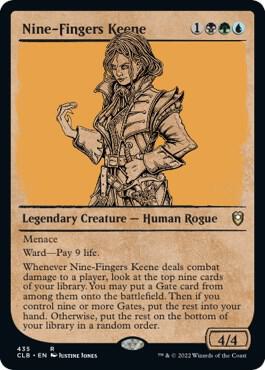 Nine Fingers Keene Showcase 435 (Commander Legends: Battle for Baldur's Gate)  | Good Games Adelaide SA