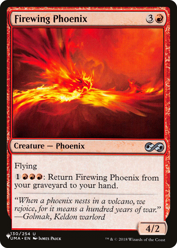 Firewing Phoenix [The List Reprints] | Good Games Adelaide SA