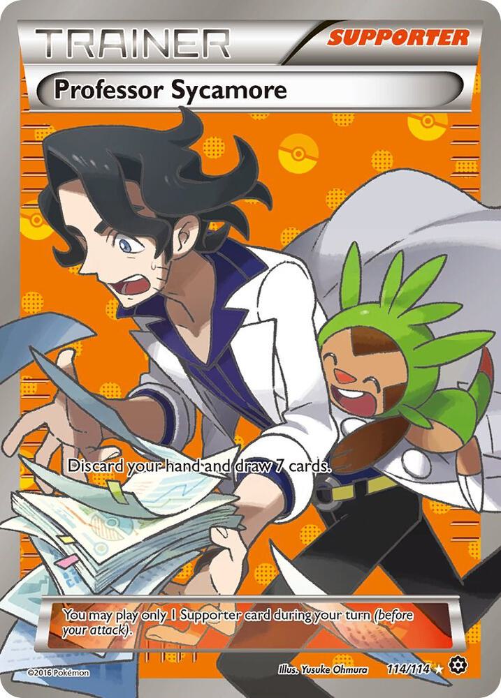Professor Sycamore 114/114 (XY - Steam Siege)  - Holofoil | Good Games Adelaide SA
