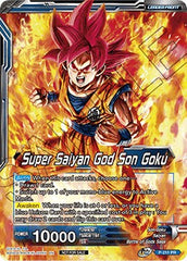 Super Saiyan God Son Goku // SSGSS Son Goku, Soul Striker Reborn (Gold Stamped) (P-211) [Promotion Cards] | Good Games Adelaide SA