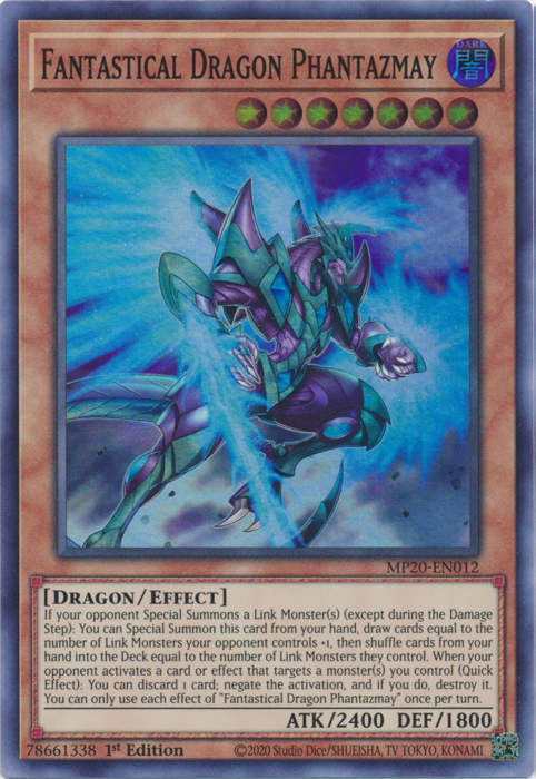 Fantastical Dragon Phantazmay [MP20-EN012] Super Rare | Good Games Adelaide SA