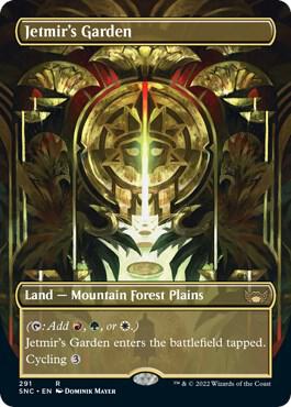 Jetmirs Garden Borderless 291 (Streets of New Capenna)  - Foil | Good Games Adelaide SA