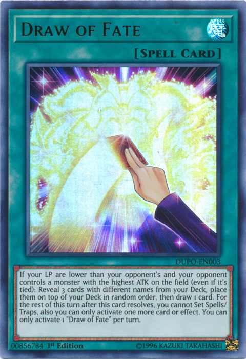 Draw of Fate [DUPO-EN003] Ultra Rare | Good Games Adelaide SA