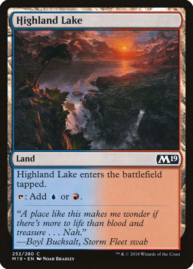 Highland Lake [Core Set 2019] | Good Games Adelaide SA