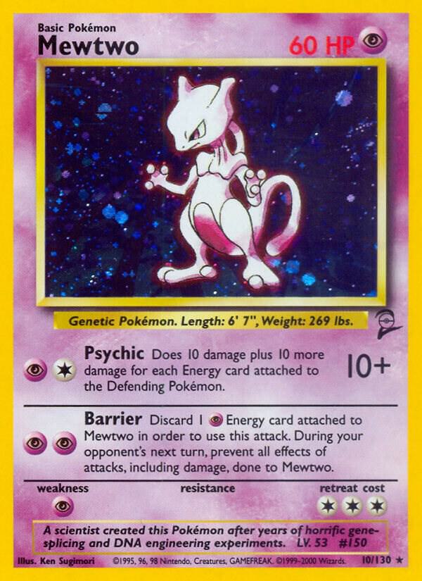 Mewtwo 010/130 (Base Set 2)  - Holofoil | Good Games Adelaide SA