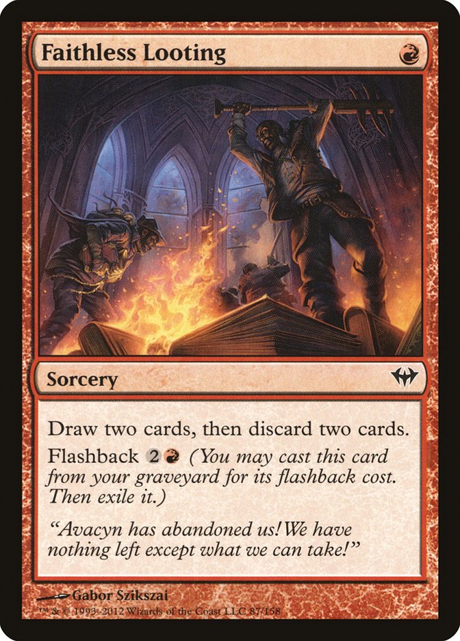 Faithless Looting [Dark Ascension] | Good Games Adelaide SA