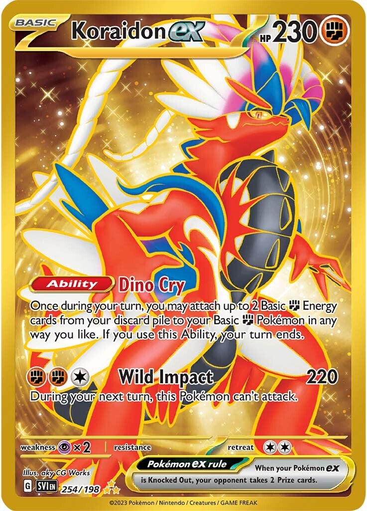 Koraidon ex (254/198) [Scarlet & Violet: Base Set] | Good Games Adelaide SA