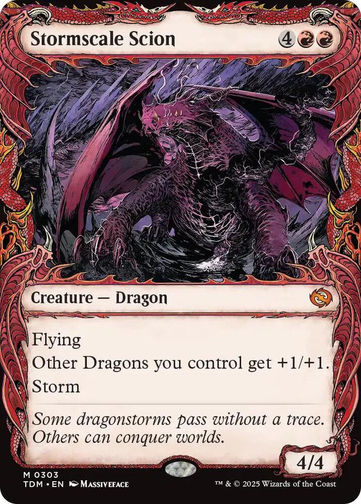 Stormscale Scion Showcase 303 (Tarkir: Dragonstorm)  - Showcase | Good Games Adelaide SA