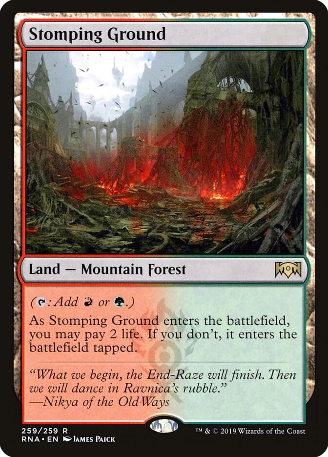 Stomping Ground 259 (Ravnica Allegiance)  - Foil | Good Games Adelaide SA
