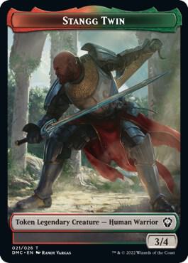 Stangg Twin Token 21 (Commander: Dominaria United)  | Good Games Adelaide SA