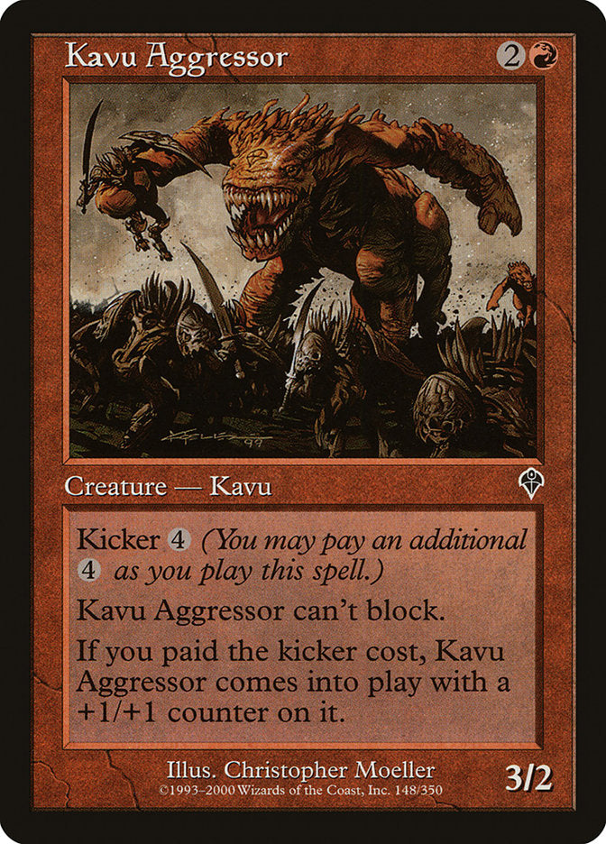 Kavu Aggressor 148 (Invasion)  - Foil | Good Games Adelaide SA