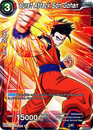 Burst Attack Son Gohan (Alternate Art) [P-049] | Good Games Adelaide SA