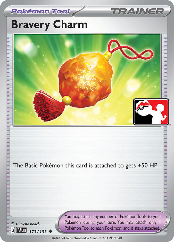 Bravery Charm Series 4 173/193 (Prize Pack Series Cards)  | Good Games Adelaide SA