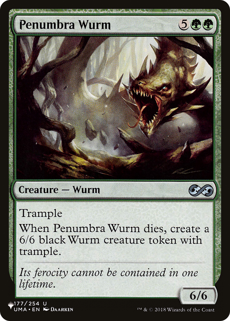 Penumbra Wurm [The List Reprints] | Good Games Adelaide SA