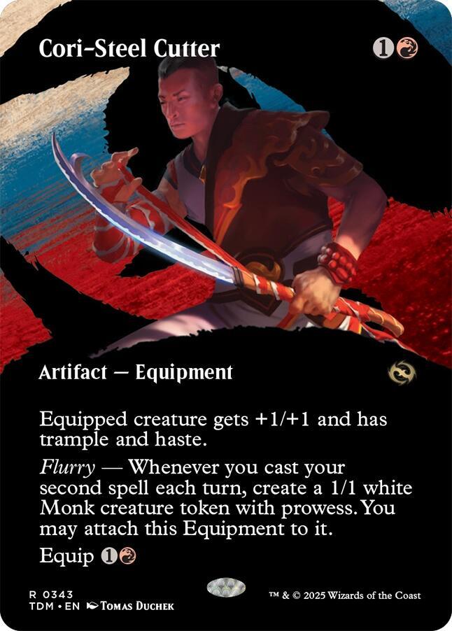 Cori-Steel Cutter 343 (Tarkir: Dragonstorm)  - Foil | Good Games Adelaide SA