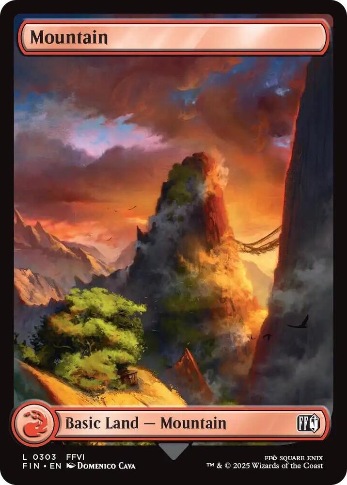 Mountain 303 (FINAL FANTASY)  - Foil | Good Games Adelaide SA