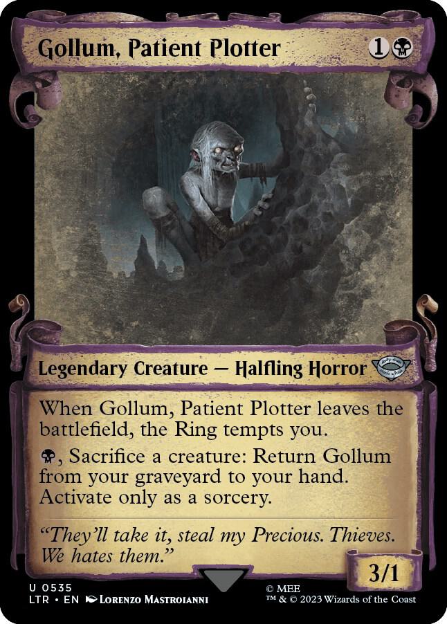 Gollum, Patient Plotter 535 (Universes Beyond: The Lord of the Rings: Tales of Middle-earth)  - Showcase Scroll | Good Games Adelaide SA