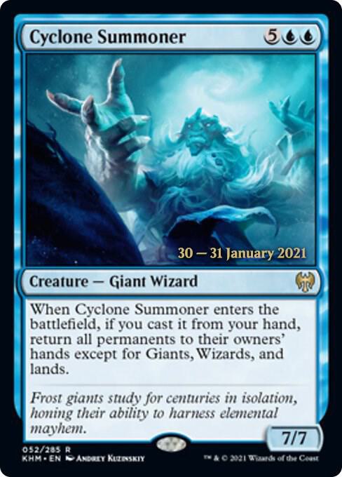 Cyclone Summoner 52 (Prerelease Cards)  - Foil | Good Games Adelaide SA