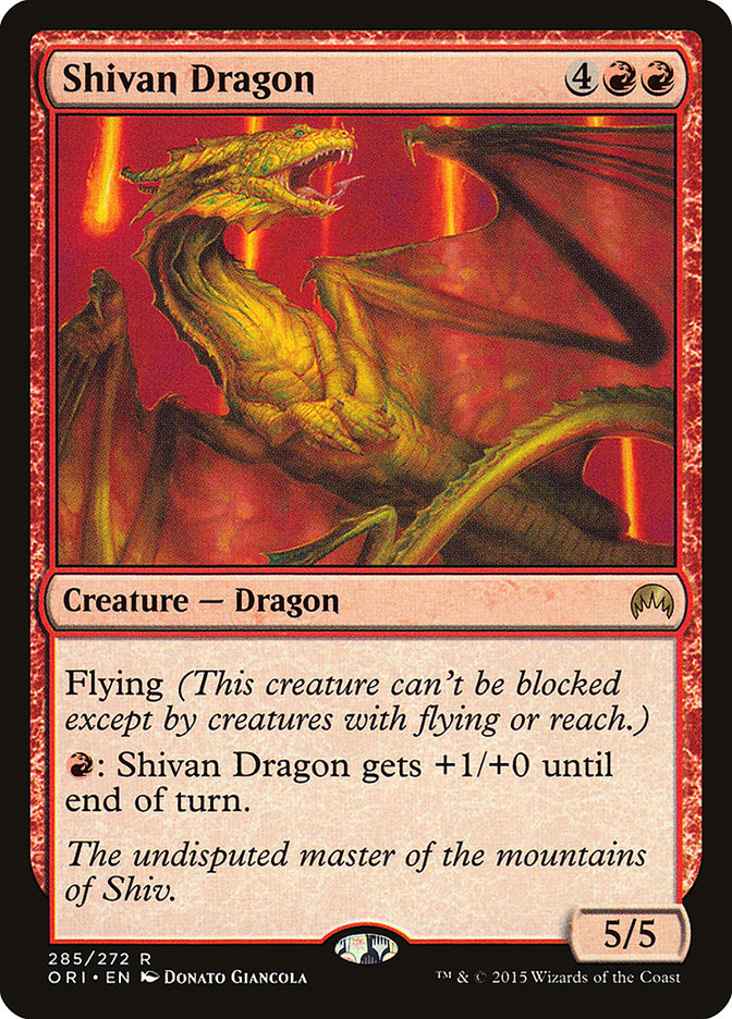Shivan Dragon [Magic Origins] | Good Games Adelaide SA