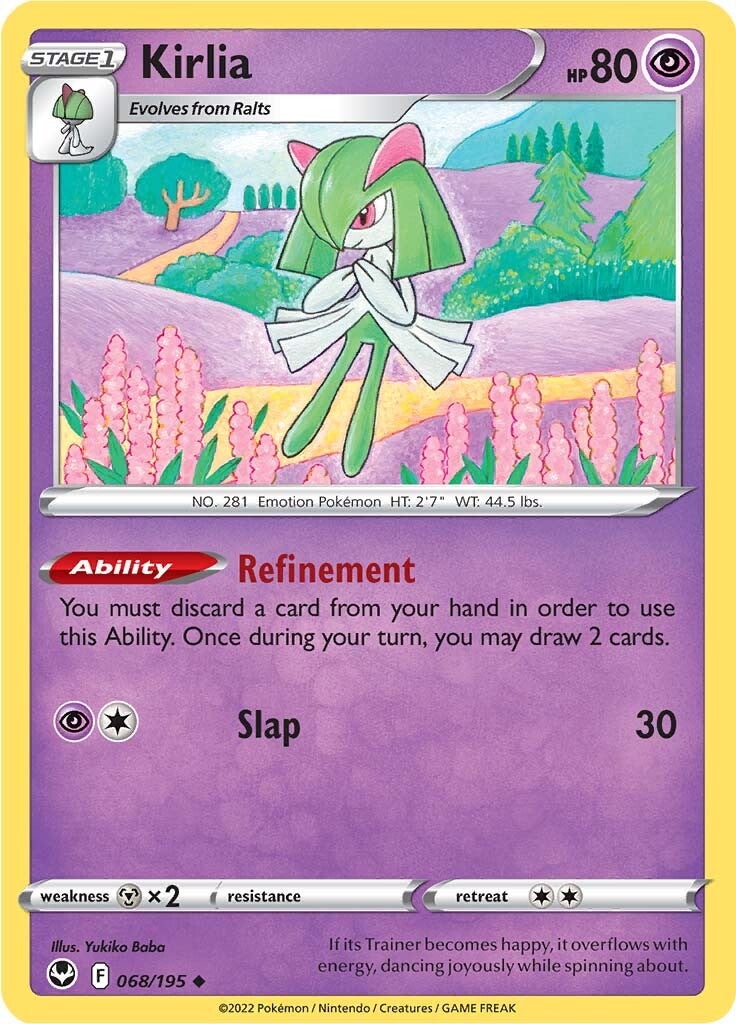 Kirlia (068/195) [Sword & Shield: Silver Tempest] | Good Games Adelaide SA
