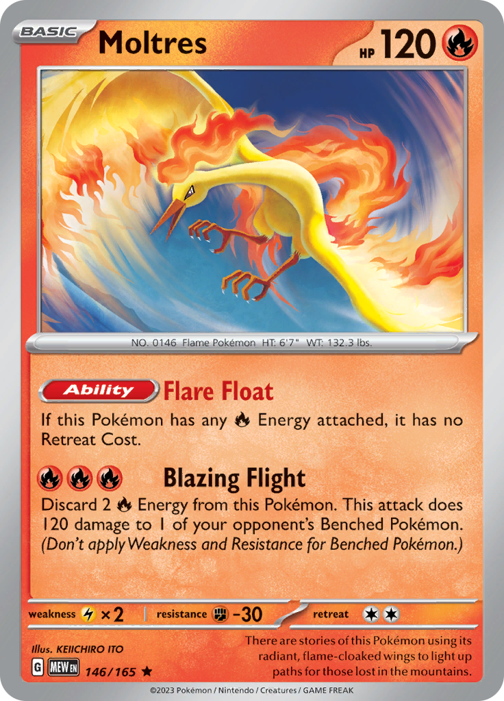 Moltres (146/165) [Scarlet & Violet: 151] | Good Games Adelaide SA