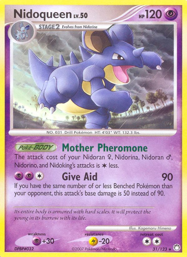 Nidoqueen (31/123) [Diamond & Pearl: Mysterious Treasures] | Good Games Adelaide SA
