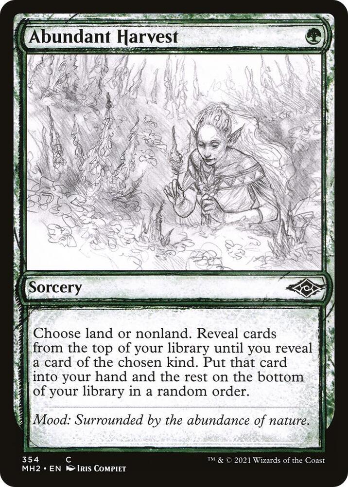 Abundant Harvest Showcase 354 (Modern Horizons 2)  - Foil | Good Games Adelaide SA