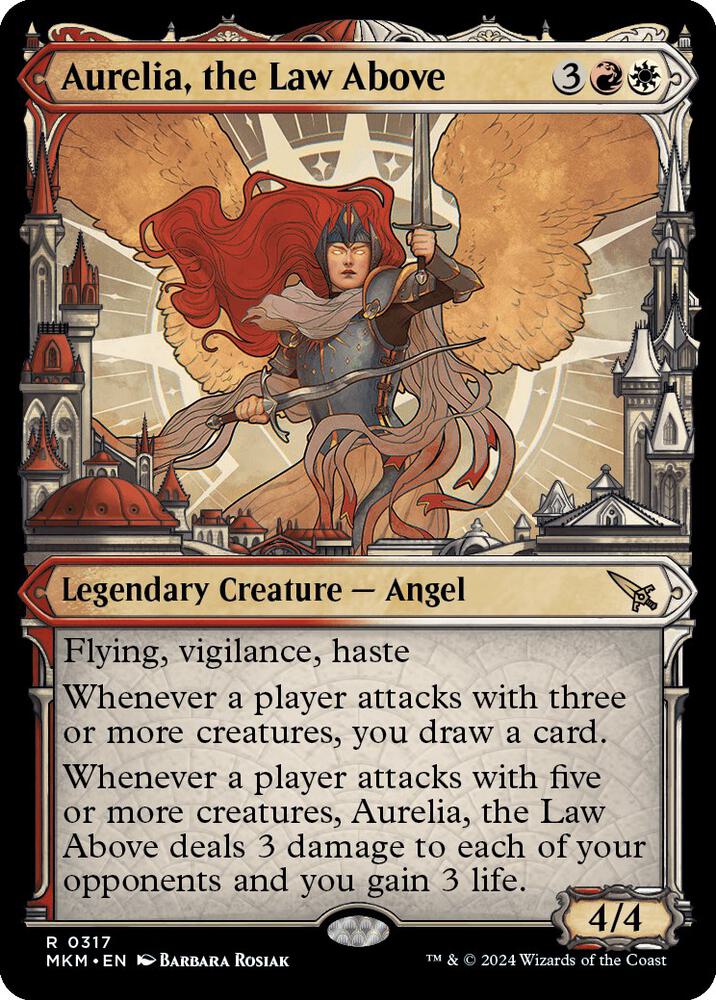 Aurelia, the Law Above 317 (Murders at Karlov Manor)  - Showcase Foil | Good Games Adelaide SA