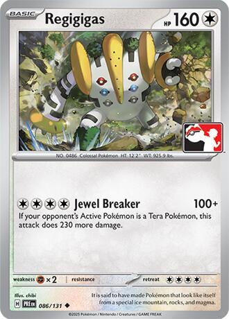 Regigigas Series 7 086/131 (Prize Pack Series Cards)  | Good Games Adelaide SA