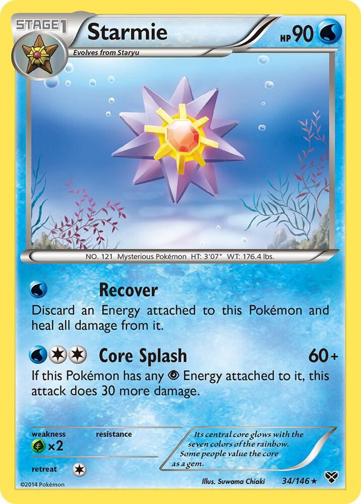 Starmie 34/146 (XY Base Set)  | Good Games Adelaide SA
