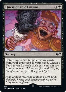 Questionable Cuisine Galaxy Foil 370 (Unfinity)  - Foil | Good Games Adelaide SA