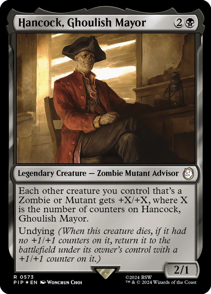 Hancock Ghoulish Mayor Surge Foil 573 (Universes Beyond: Fallout)  - Foil | Good Games Adelaide SA