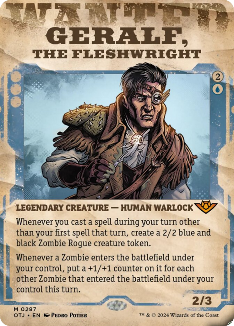 Geralf, the Fleshwright (Showcase) [Outlaws of Thunder Junction] | Good Games Adelaide SA
