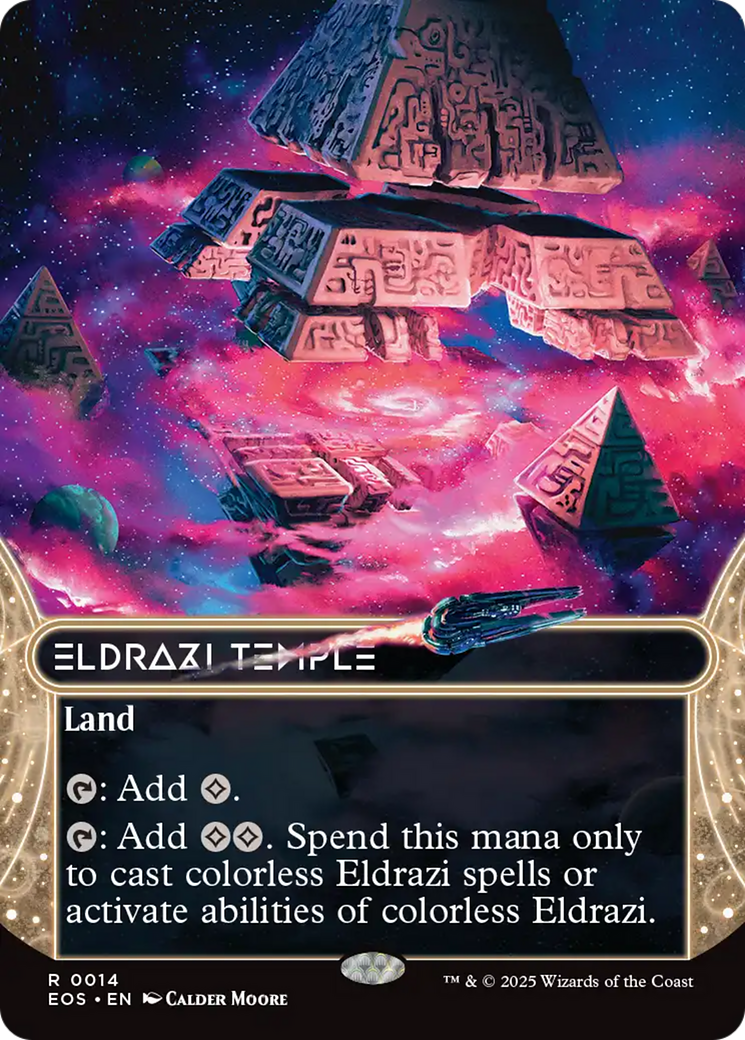 Eldrazi Temple (0014) (Borderless) [Edge of Eternities: Stellar Sights] | Good Games Adelaide SA