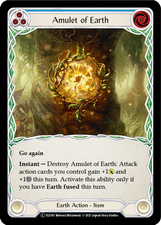 Amulet of Earth [U-ELE143] Unlimited Normal | Good Games Adelaide SA