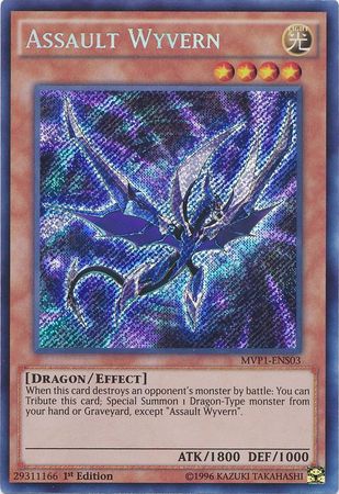 Assault Wyvern [MVP1-ENS03] Secret Rare | Good Games Adelaide SA