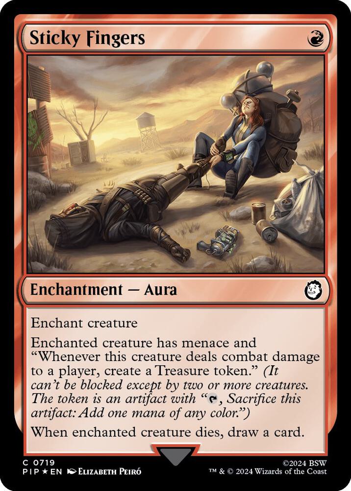 Sticky Fingers 719 (Universes Beyond: Fallout)  - Foil | Good Games Adelaide SA