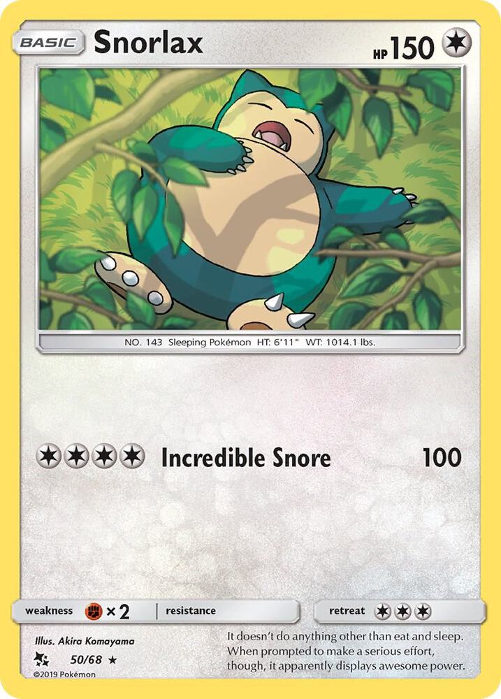 Snorlax 50/68 (Hidden Fates)  | Good Games Adelaide SA