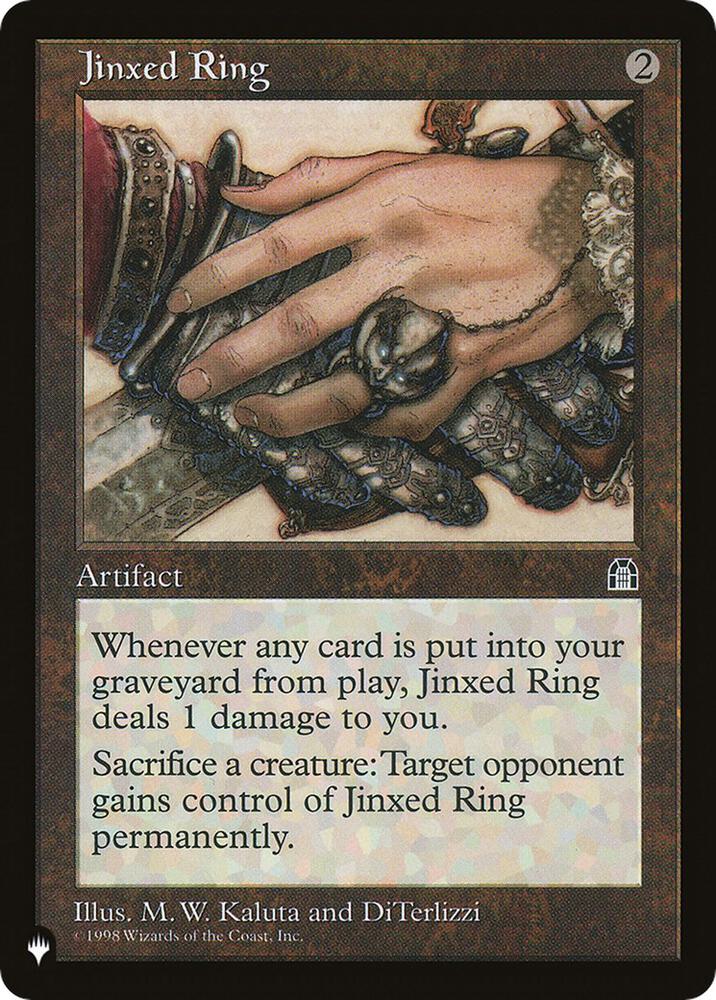 Jinxed Ring  (The List Reprints)  | Good Games Adelaide SA