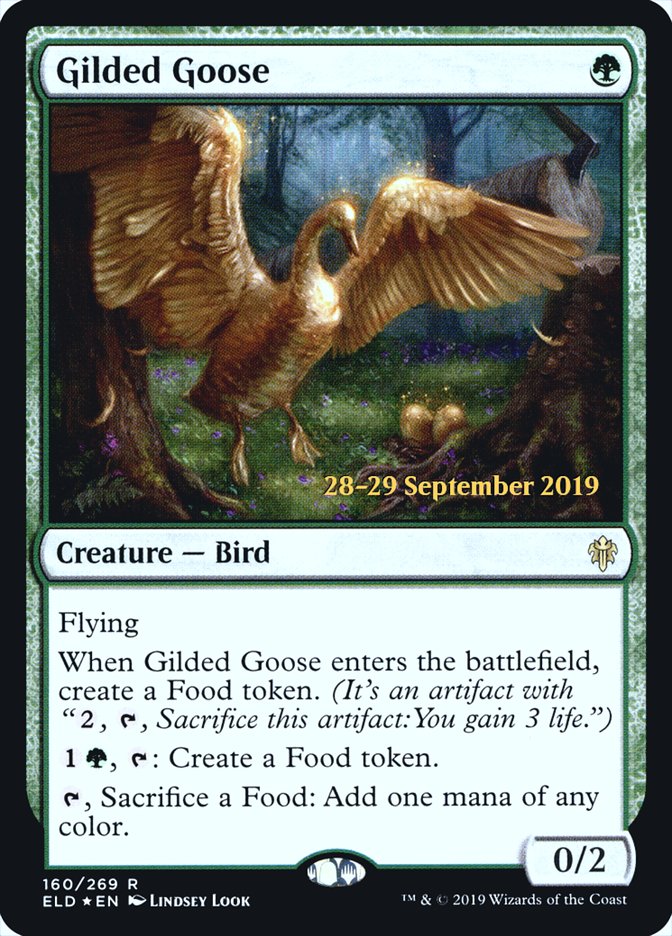 Gilded Goose  [Throne of Eldraine Prerelease Promos] | Good Games Adelaide SA