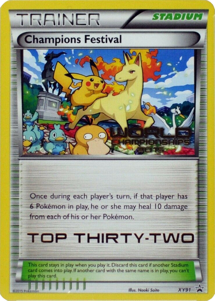 Champions Festival (XY91) (2015 Top Thirty-Two) [XY: Black Star Promos] | Good Games Adelaide SA