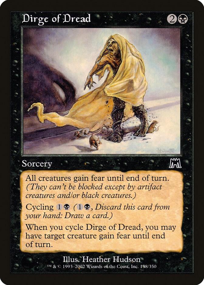 Dirge of Dread 138 (Onslaught)  - Foil | Good Games Adelaide SA