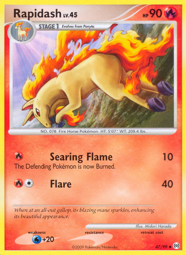 Rapidash (47/99) [Platinum: Arceus] | Good Games Adelaide SA