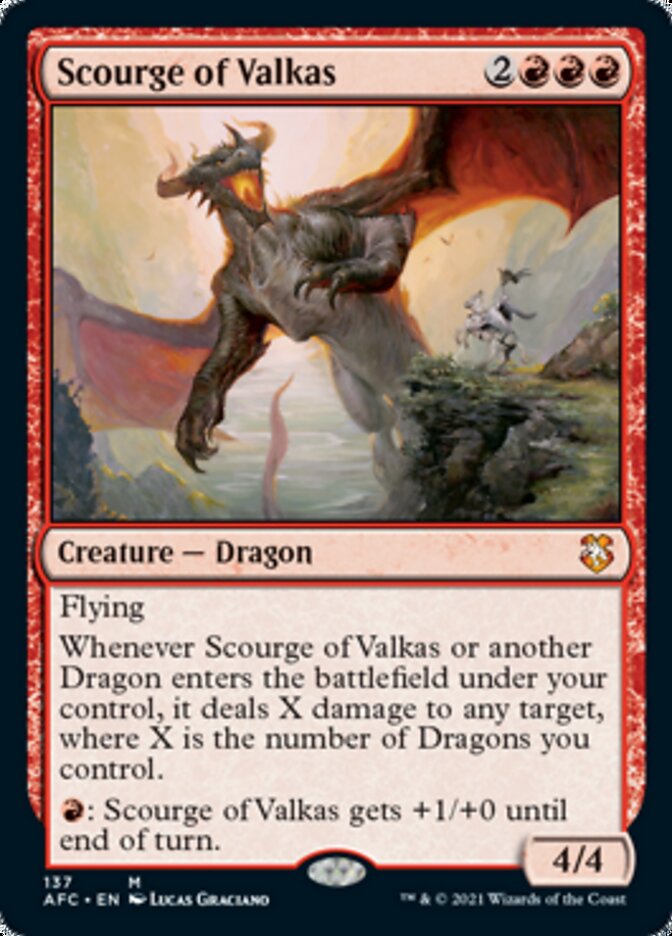 Scourge of Valkas [Dungeons & Dragons: Adventures in the Forgotten Realms Commander] | Good Games Adelaide SA