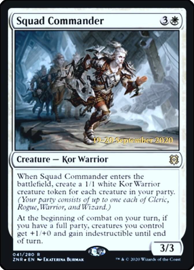 Squad Commander 41 (Prerelease Cards)  - Foil | Good Games Adelaide SA